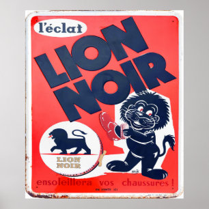 Der schwarze Löwe. Poster
