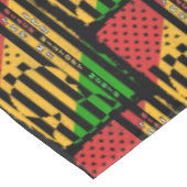 Der schwarze Monat für mich - BHM zitiert US-Flagg Tischdecke (Schrägansicht)