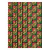 Der schwarze Monat für mich - BHM zitiert US-Flagg Tischdecke (Vorderseite)