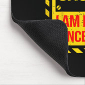 Der schwarze Monat, solange ich schwarz bin, bin i Mousepad (Ecke)