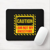 Der schwarze Monat, solange ich schwarz bin, bin i Mousepad (Mit Mouse)