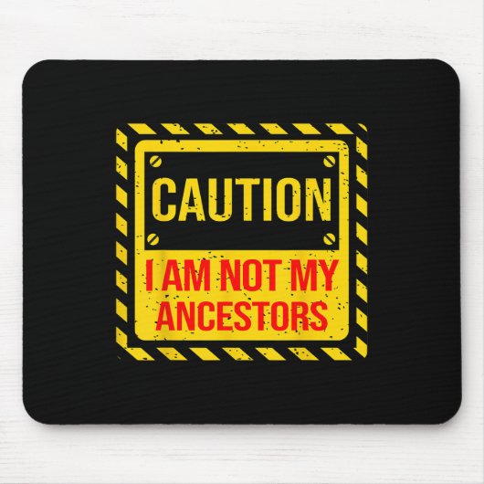 Der schwarze Monat, solange ich schwarz bin, bin i Mousepad (Vorne)