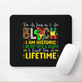Der schwarze Monat, solange ich schwarz bin, bin i Mousepad (Mit Mouse)