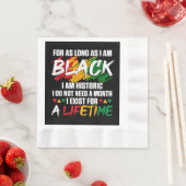 Der schwarze Monat, solange ich schwarz bin, bin i Serviette (Beispiel)