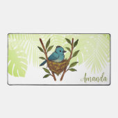 Der schwarze Neapel unter den Blätter Schreibtischunterlage (Vorderseite)