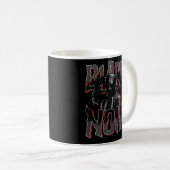 Der schwarze Noir-Messer Kaffeetasse (VorderseiteRechts)