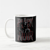 Der schwarze Noir-Messer Kaffeetasse (Links)