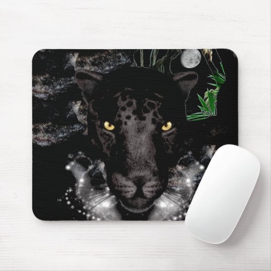 Der schwarze Panther Mousepad (Mit Mouse)