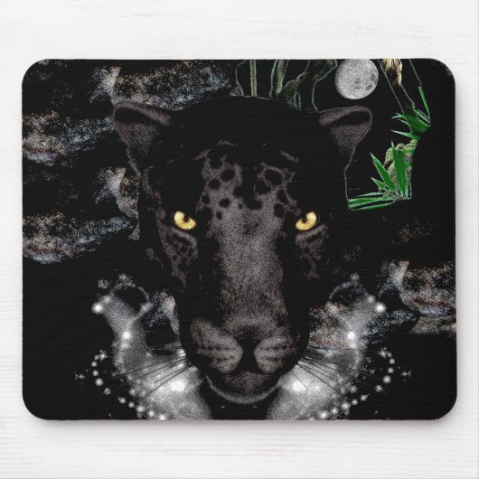 Der schwarze Panther Mousepad (Vorne)