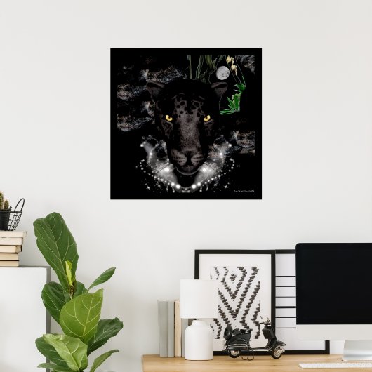 Der schwarze Panther Poster (Heimbüro)