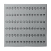 Der schwarze Polka-Dot-Screen rundet das horizonta Fliese (Vorderseite)
