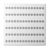 Der schwarze Polka-Dot-Screen rundet das horizonta Fliese (Vorderseite)