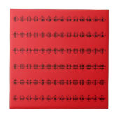Der schwarze Polka-Dot-Screen rundet das horizonta Fliese (Vorderseite)