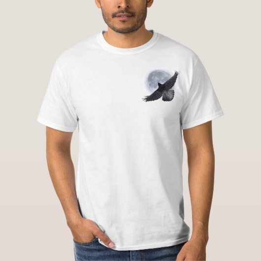 Der schwarze Raven, der die Kunst des Mondes verkö T-Shirt (Vorderseite)