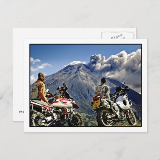 Der schwarze Riese bricht Postcard aus Postkarte (Vorne/Hinten)