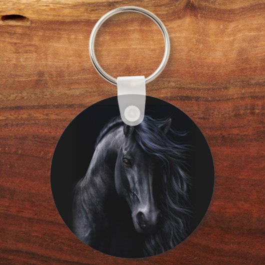 Der schwarze Schlüsselanhänger (Vorderseite)