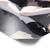 Der schwarze Schüler Fotodruck (Ecke)