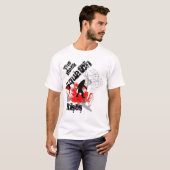 Der Schwarze Squatch steigt T-Shirt (Vorne ganz)