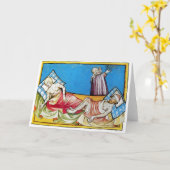 Der Schwarze Tod aus der Toggenburger Bibel 1411 Karte (Gelbe Blume)