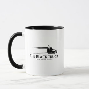 Der schwarze Truck Super Schnell Fahrer Tasse