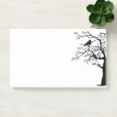 Der schwarze Vogel der raven Sticky Post-it Klebezettel (Büro)