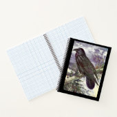 Der schwarze Vogel Notizblock (Innenseite)
