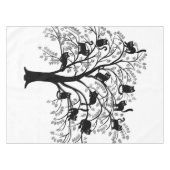 Der schwarze Ziegenbaum Tischdecke (Vorderseite (Horizontal))