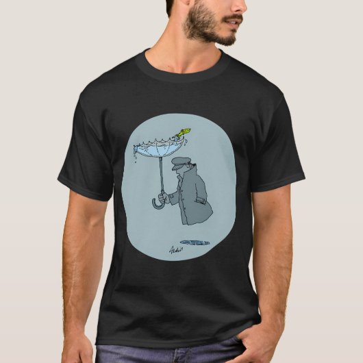 Der schwebende Mann T-Shirt (Vorderseite)