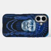 Der schweigende Häuptling Krieger Case-Mate iPhone Hülle (Rückseite (Horizontal))