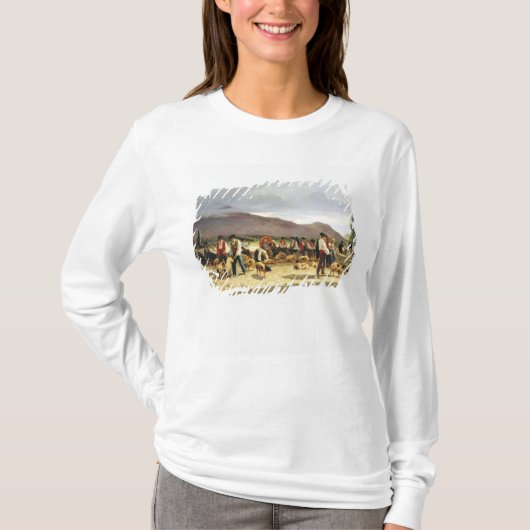 Der Schwein-Markt, 1875 T-Shirt (Vorderseite)