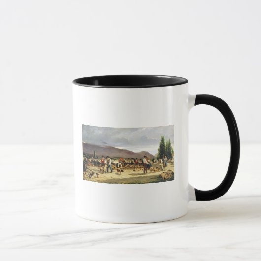 Der Schwein-Markt, 1875 Tasse (Rechts)