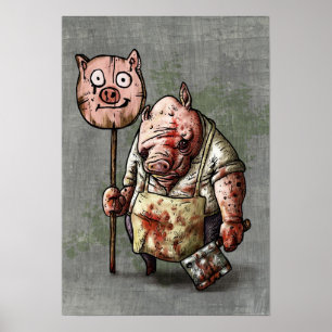 Der Schwein-Metzger Poster