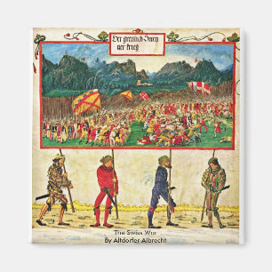 Der Schweizer Krieg durch Altdorfer Albrecht Magnet