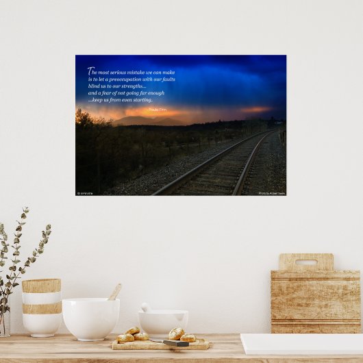 Der schwerwiegendste Fehler.. Poster (Küche)