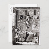 Der schwierige Richardson, 1724 Postkarte (Vorne/Hinten)