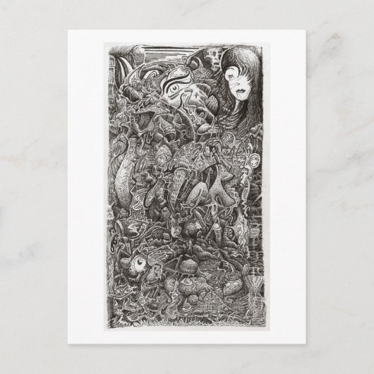 Der schwierigste Teil, von Brian Benson. Postkarte (Vorderseite)