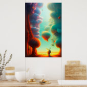 Der Schwimmwald Poster (Küche)