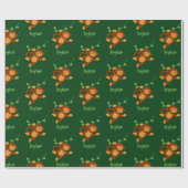 Der Schwingen des Affen-Dschungels Hinzufügen eine Geschenkpapier (Flach)