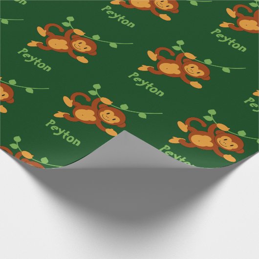 Der Schwingen des Affen-Dschungels Hinzufügen eine Geschenkpapier (Ecke)