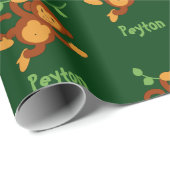 Der Schwingen des Affen-Dschungels Hinzufügen eine Geschenkpapier (Rolleneckpunkt)