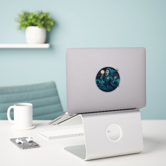 Der Schwung der Banshee Aufkleber (Laptop auf Schreibtisch)