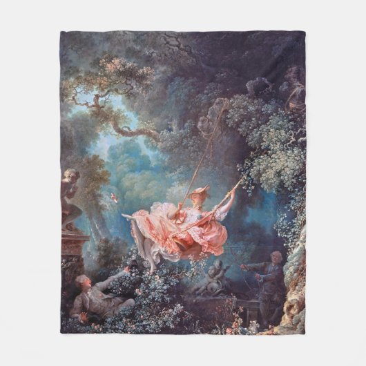 Der Schwung, Fragonard Fleecedecke (Vorderseite)