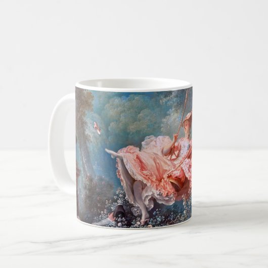 Der Schwung, Fragonard Kaffeetasse (Vorderseite Links)