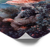 Der Schwung, Fragonard Poster (Ecke)