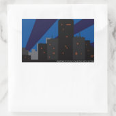 Der Scoop News City Aufkleber (Tasche)