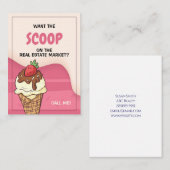 Der Scoop Summer gewollt Mitteilungskarte (Vorne/Hinten)