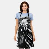 Der Scream Lithograph Schürze (Getragen)