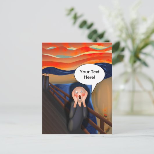 Der ScreenFun Cartoon Parody Postkarte (Stehend Vorderseite)