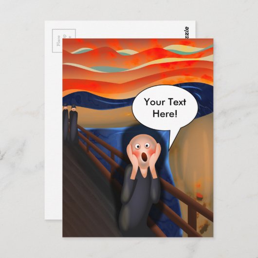 Der ScreenFun Cartoon Parody Postkarte (Vorne/Hinten)