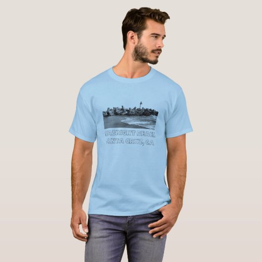 Der Seabright der Männer Strand, Santa- CruzT - T-Shirt (Vorne ganz)